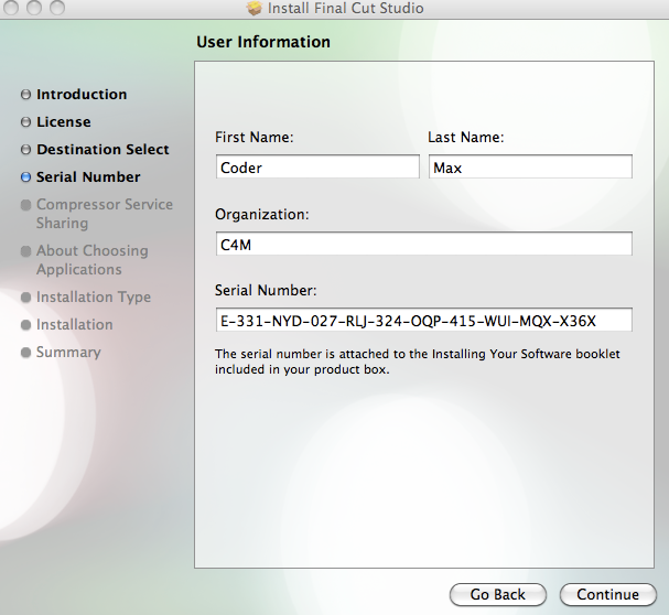 Final cut studio 3 + serial number [rs] - Mac - xSellize