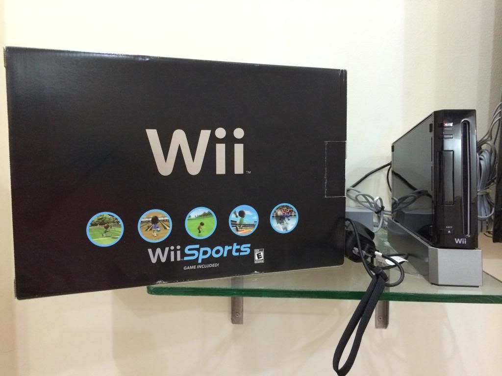 Thanh lý Nintendo Wii Black HDD + HDD Trenscend 500GB