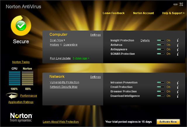 Norton Antivirus 2010 v.17.0.0.136 + Lifetime Working Patch