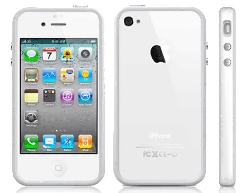 fitcase bumper originale iphone 4s white bianco originale maxyshoppower