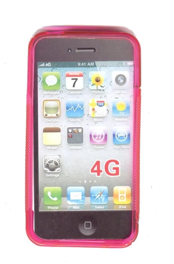LSY COVER CUSTODIA SILICONE IPHONE 4 PINK
