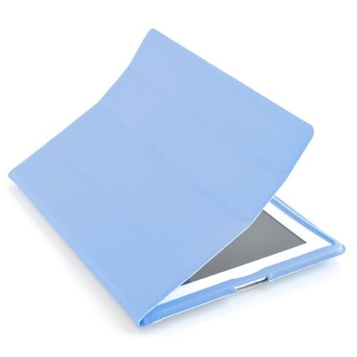 ULTRA SLIM SMART CASE CUSTODIA BLUE AZZURRA IPAD 2 MAXYSHOPPOWER