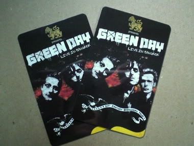greenday ticket