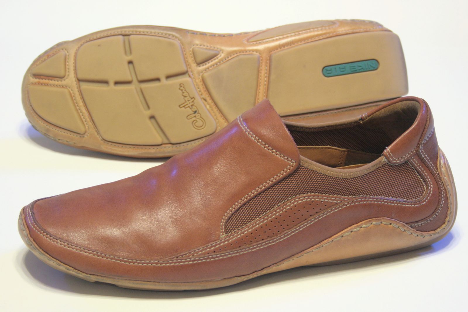 nike leather loafers