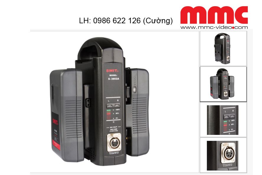 Bộ sạc pin cho camera chuyên dùng loại V-mount/ G-moun