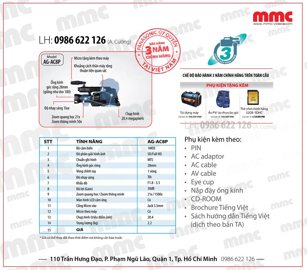 Tất cả dòng máy quay phim panasonic - 2