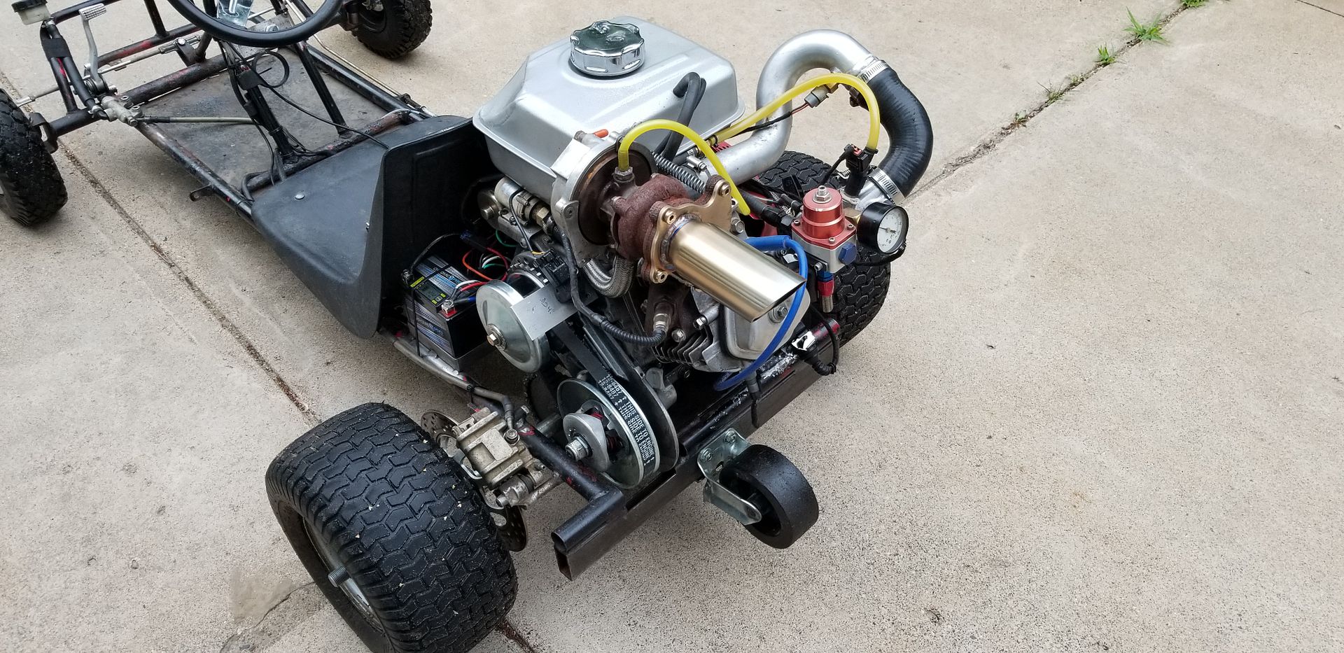 Turbocharged Go Kart (for real) DIY Go Karts