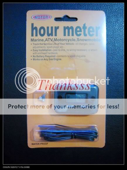 Inductive Hour Meter for Motorcycle ATV Snowmobile Boat Honda KTM Yama