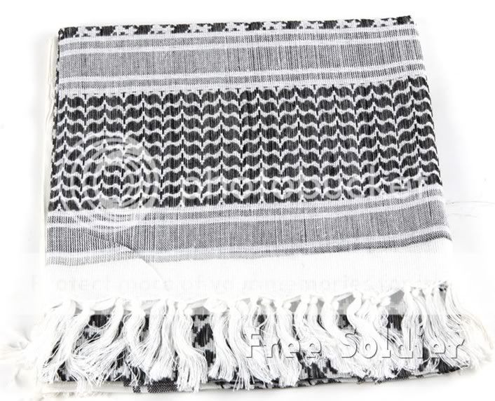 ARAB SHEMAGH KEFFIYEH COTTON SCARF SHAWL TAN,OLIVE GREEN,WHITE SIZE 